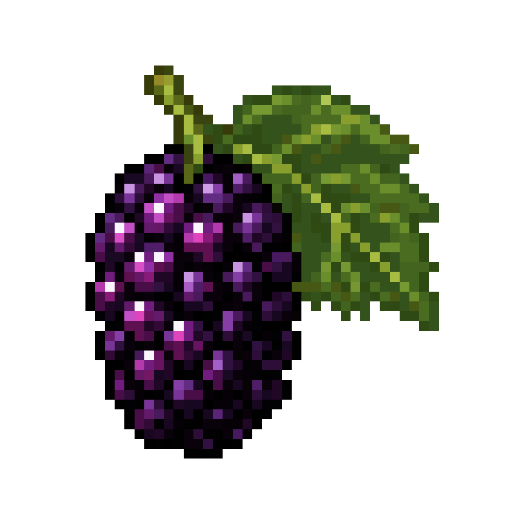 Pixel-art mulberry